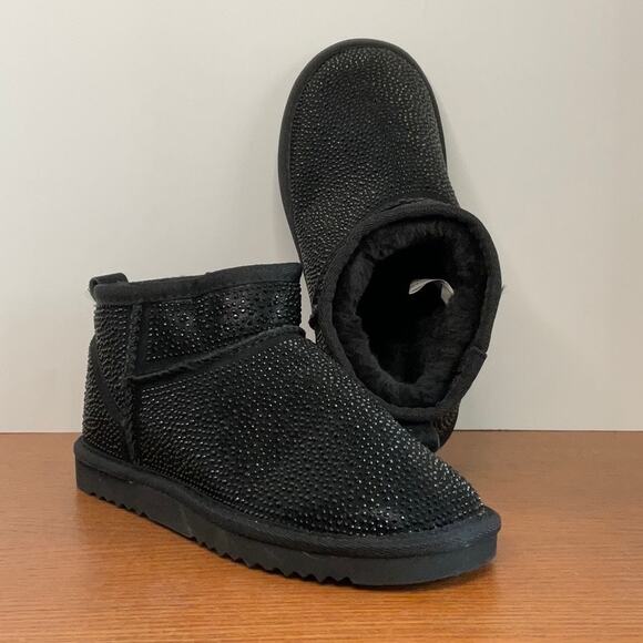 INC Women's Ariee Mini Cold Weather Booties Black Size 6 - Picture 4 of 4